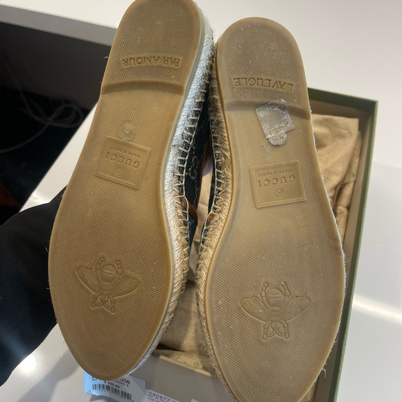 Gucci jacquard denim espadrilles - Picture 5 of 7